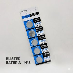 BLISTER BATERIA CR2032 X5 UNDS- N°8