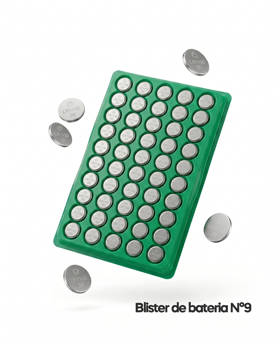 BLISTER BATERIA LR1130 X50 UNDS N°9